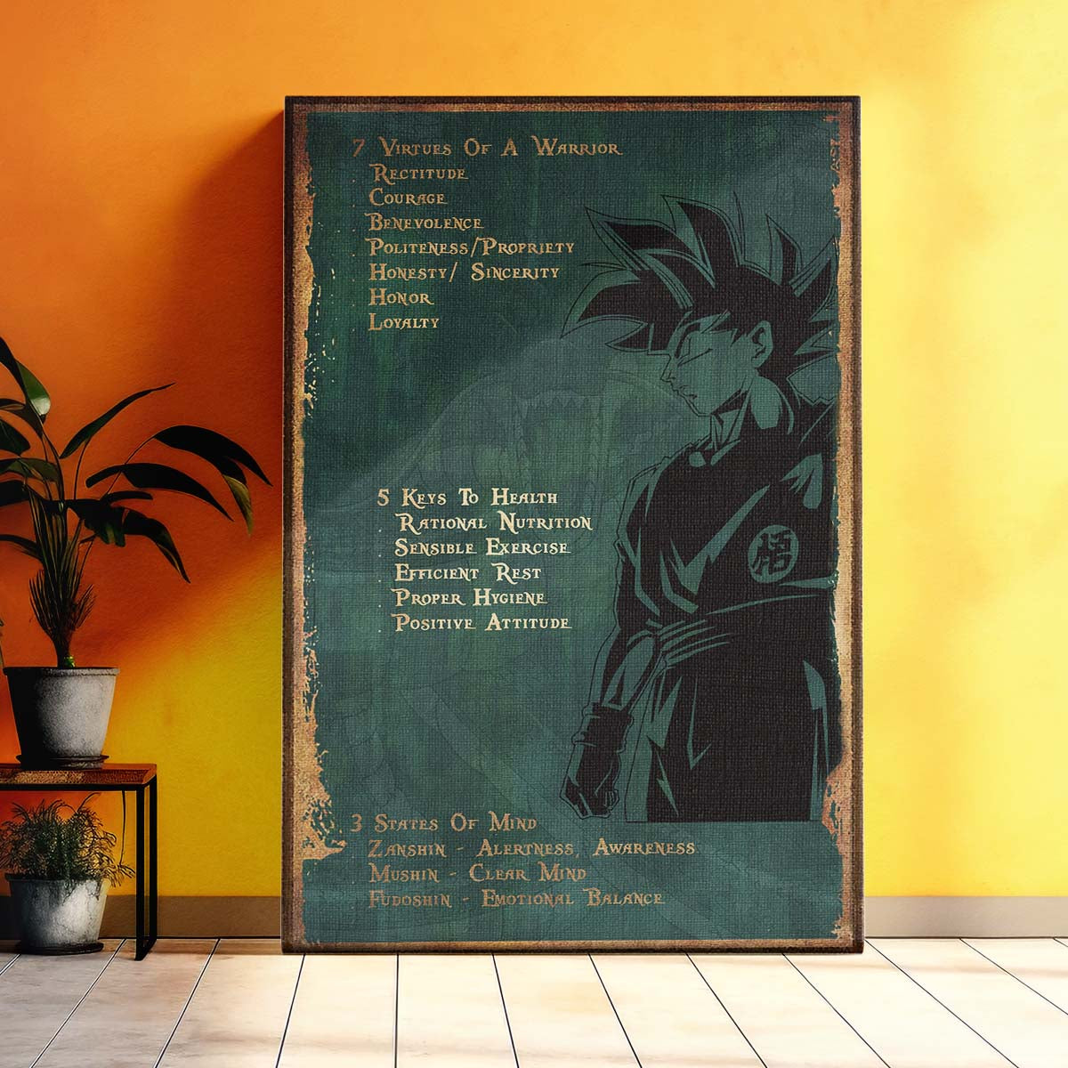 Dragon Ball Wall Art - Dragon Ball Poster - Dragon Ball Canvas - 7 5 3 Code - Goku - DR060 - Vertical Poster - Vertical Canvas