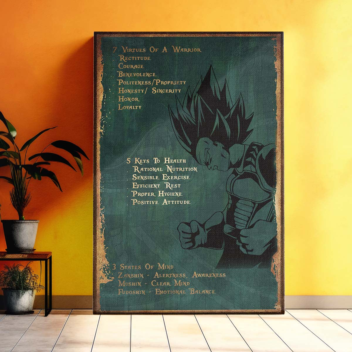 Dragon Ball Wall Art - Dragon Ball Poster - Dragon Ball Canvas - 7 5 3 Code - Vegeta - DR061 - Vertical Poster - Vertical Canvas