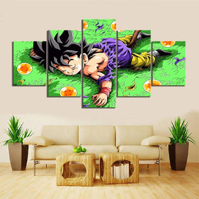 Dragon Ball - 5 Pieces Wall Art - Kid Goku - Dragon Ball Poster - Dragon Ball Canvas