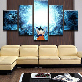 Dragon Ball - 5 Pieces Wall Art - Goku - Genki - Dragon Ball Poster - Dragon Ball Canvas