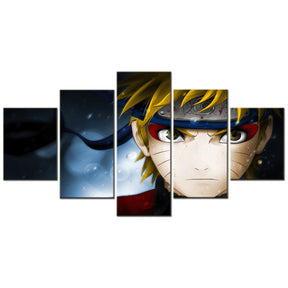 Naruto - 5 Pieces Wall Art - Uzumaki Naruto 7 - Printed Wall Pictures Home Decor - Naruto Poster - Naruto Canvas