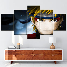 Naruto - 5 Pieces Wall Art - Uzumaki Naruto 7 - Printed Wall Pictures Home Decor - Naruto Poster - Naruto Canvas