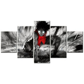 One Piece - 5 Pieces Wall Art - Monkey D. Luffy 11 - Printed Wall Pictures Home Decor - One Piece Poster - One Piece Canvas